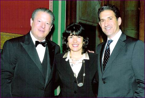 Al Gore, Christiane Amanpour & James Rubin