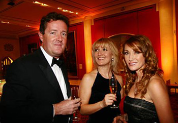 Piers Morgan and Jane Seymour