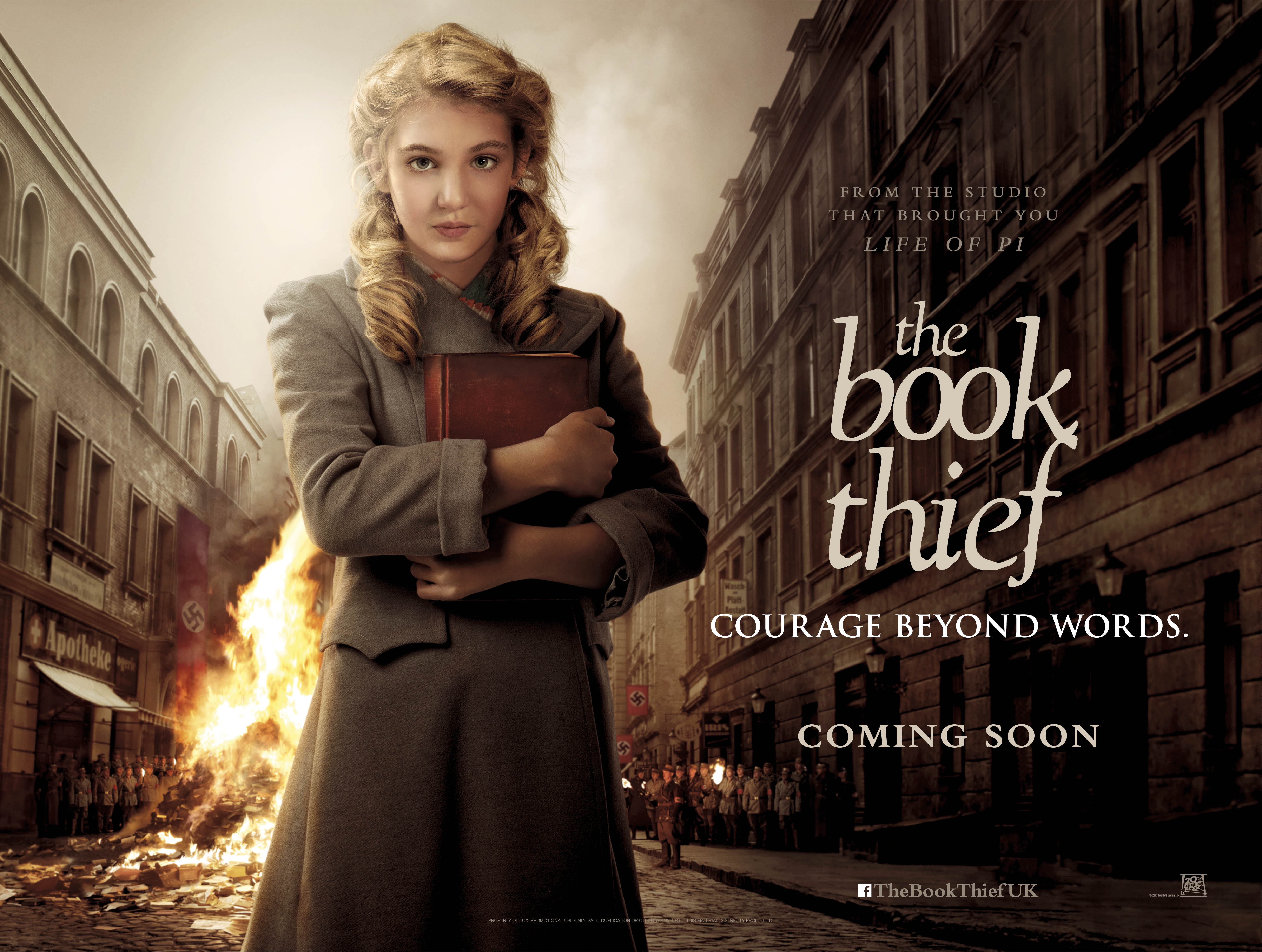 Poster book. The book Thief (2013) Постер.